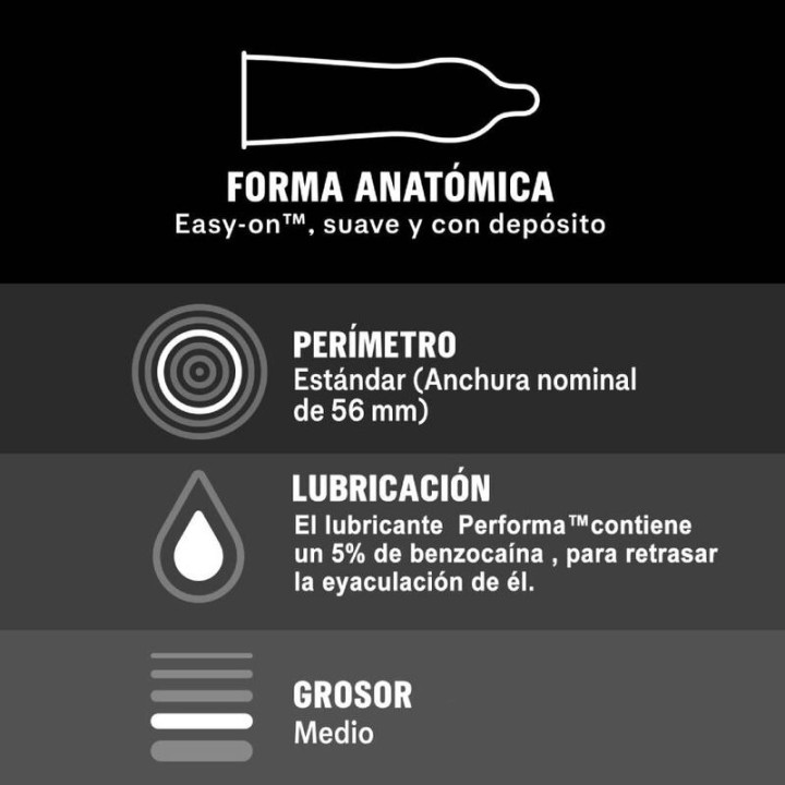 Durex Placer Prolongado 12 Uds