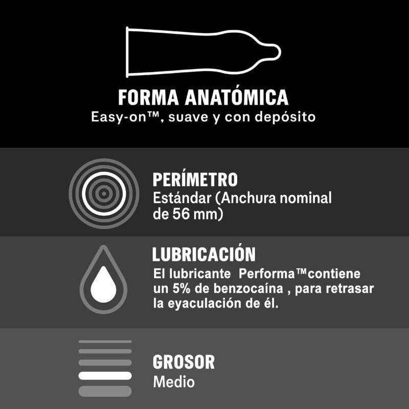Durex Placer Prolongado 12 Uds