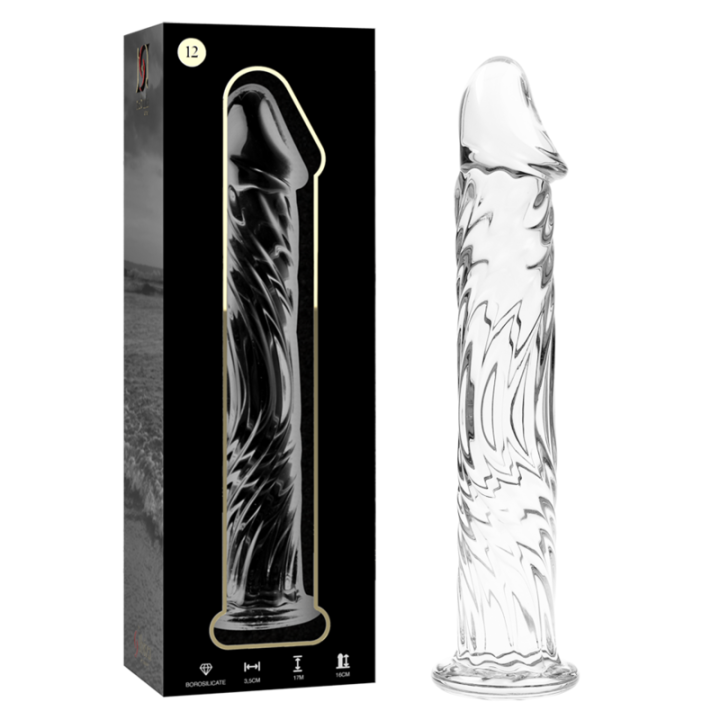 Dildo Cristal Modelo 12 Transparente
