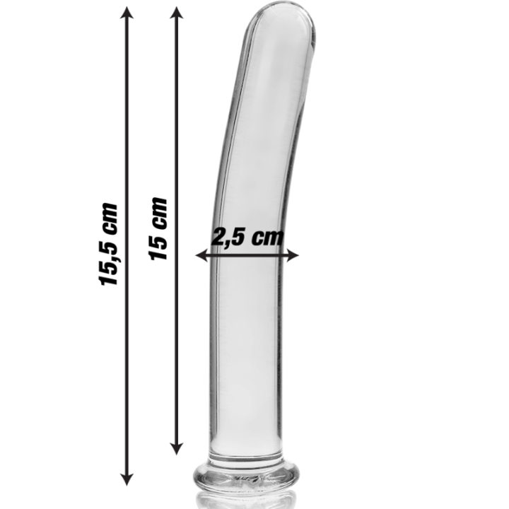 Dildo Cristal Modelo 9 Transparente