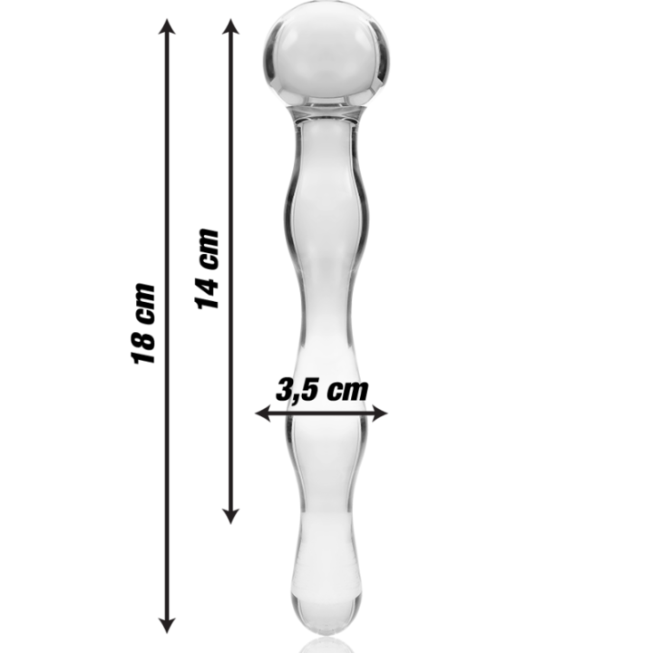 Dildo Cristal Modele 13 Transparente