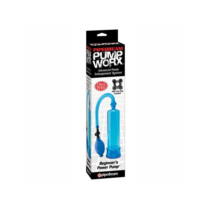 Bomba de Erección Principiantes Pump Worx Azul