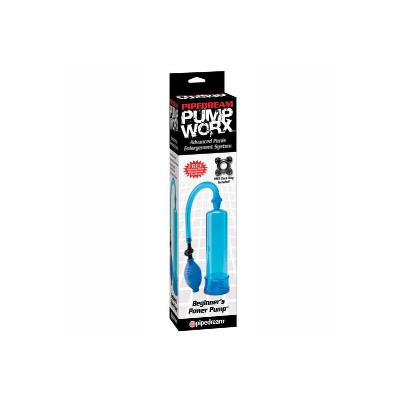 Bomba de Erección Principiantes Pump Worx Azul