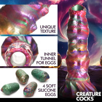Dildo Silicona Larva Ovipositor con Huevo