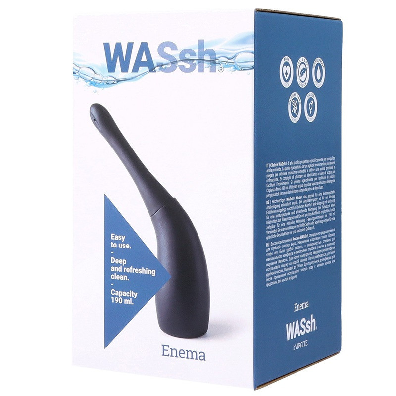 Enema Limpieza Anal Negra 150 ml