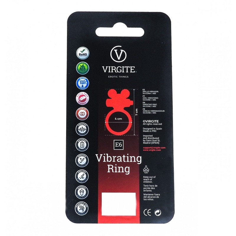 Anillo Vibrador E6 Azul