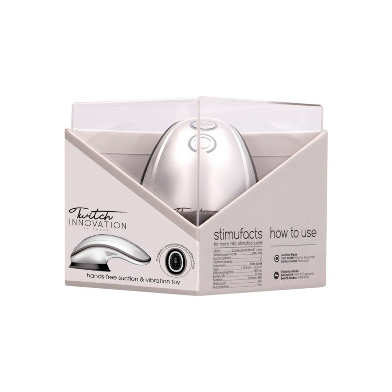 Twitch Handsfree Succionador Plata