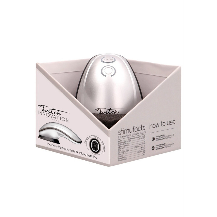 Twitch Handsfree Succionador Plata