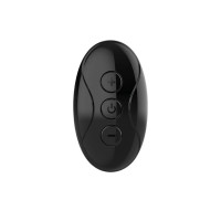 Fenda Anillo Vibrador con Lengua y Control Remoto