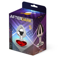 Plug Anal Joya de Corazón Rojo Scarlet Talla S