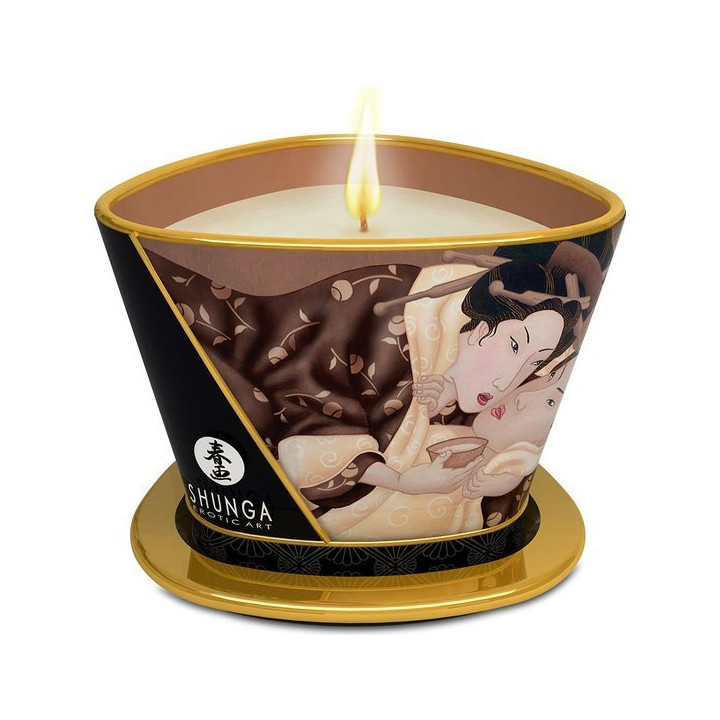 Shunga vela de masaje chocolate 170 ml