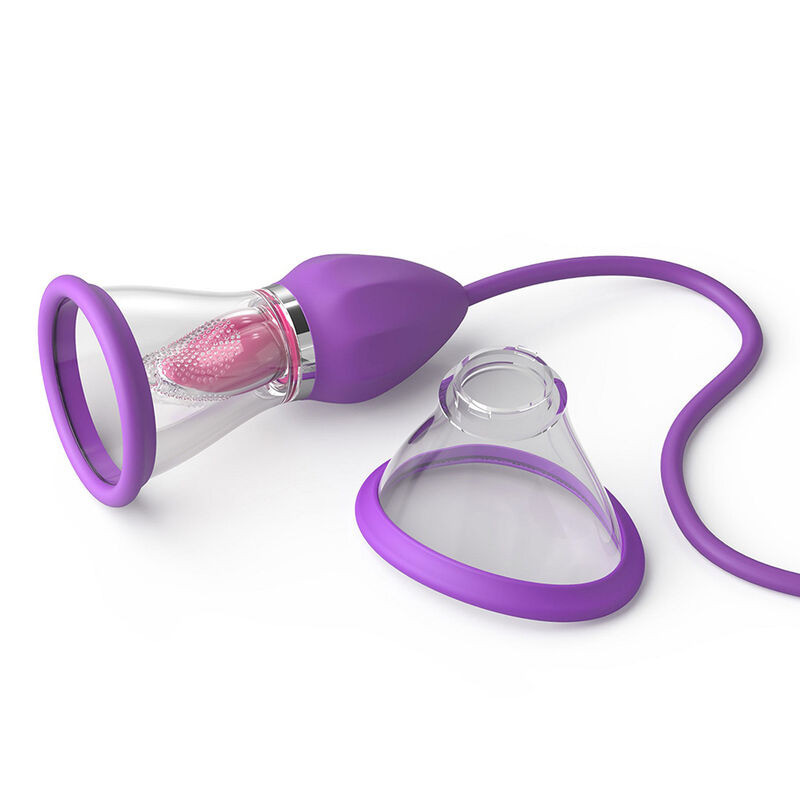 Manguera de Succión con Lengua Estimuladora Morado