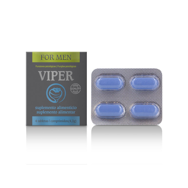 Viper para Hombre 4 Comprimidos