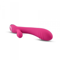 Vibrador con Estimulador Rosa