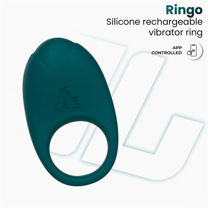Ringo Anillo Vibrador con App Verde