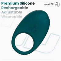 Ringo Anillo Vibrador con App Verde