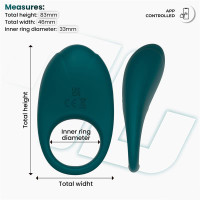 Ringo Anillo Vibrador con App Verde