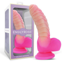 Scalidor Dildo Unicorn Brilla en la Oscuridad 18 cm