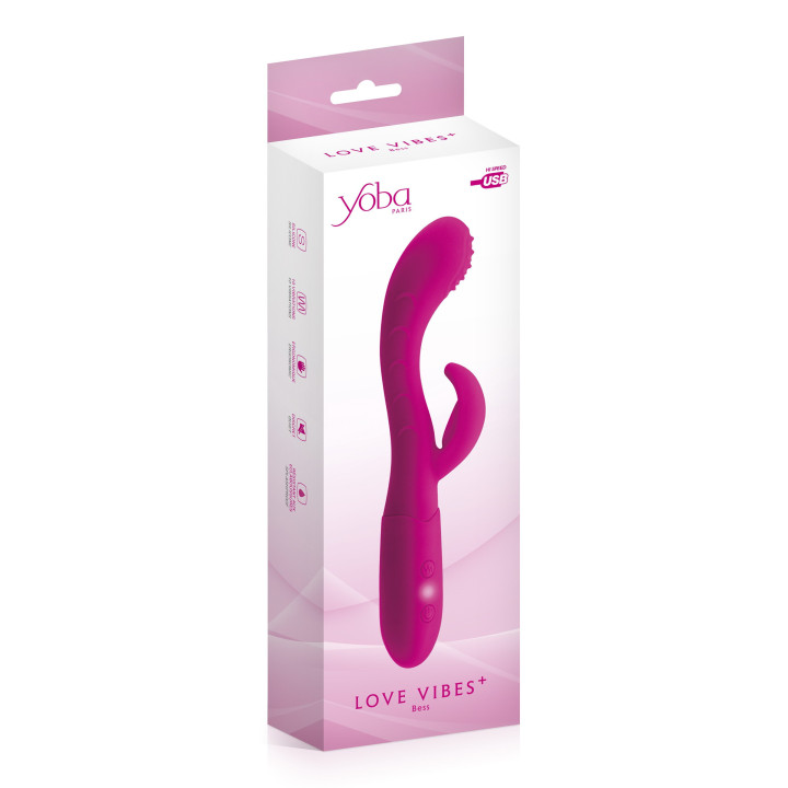 Vibrador con Estimulador Rabbit Bess