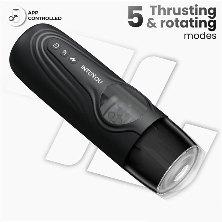 Egor Masturbador Masculino con Rotación Thrusting con APP