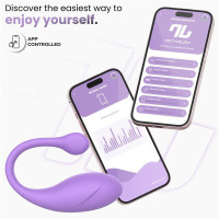 Bulby Huevo Vibrador con App Lavanda
