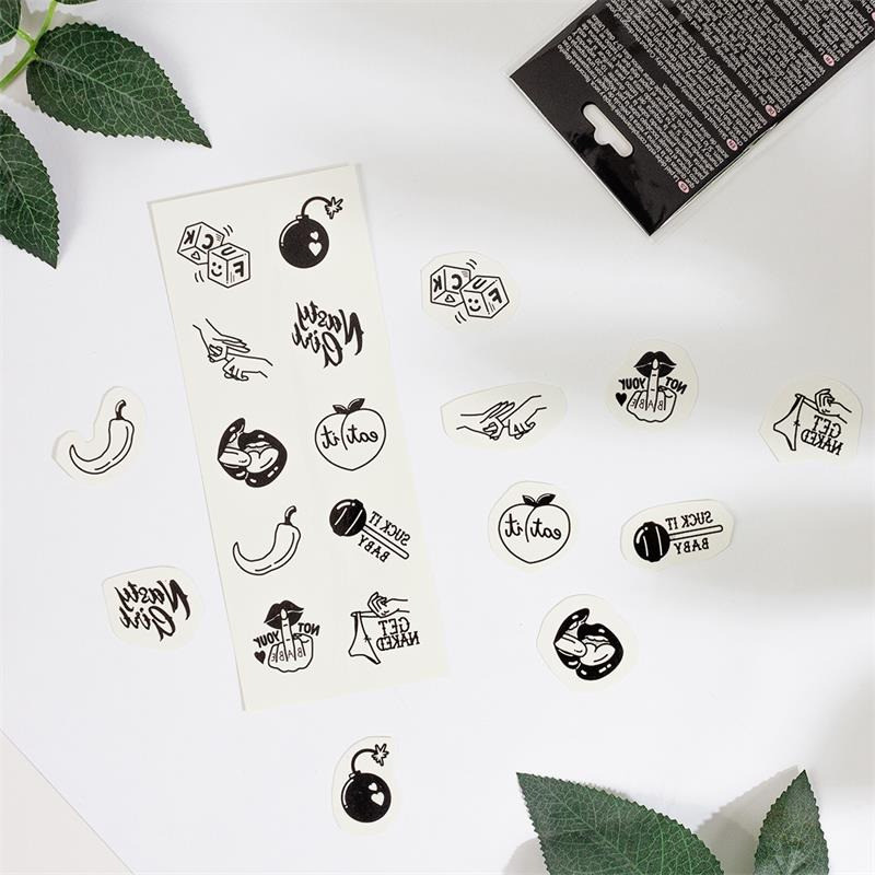 Set de 10 Tattos Temporales Spicy Collection