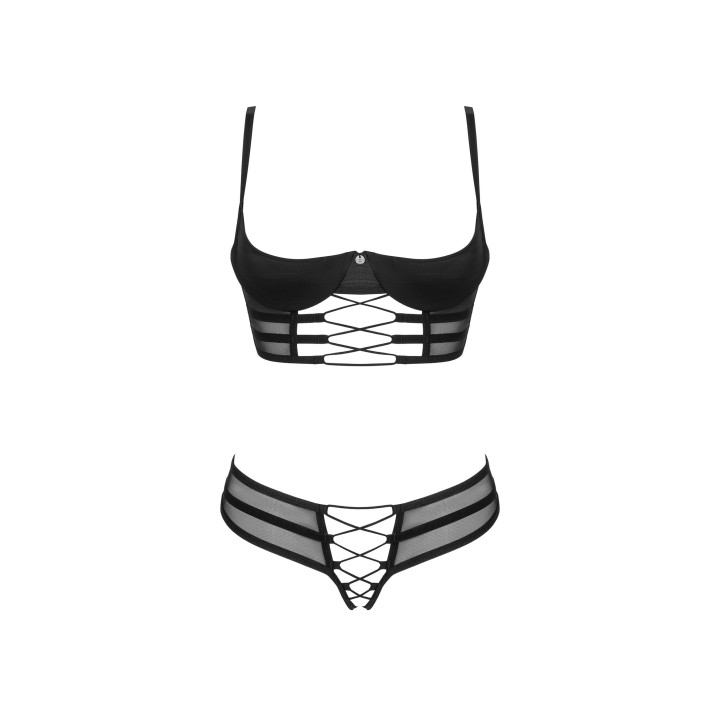 Roxelia 2-Pcs Crotchless Set