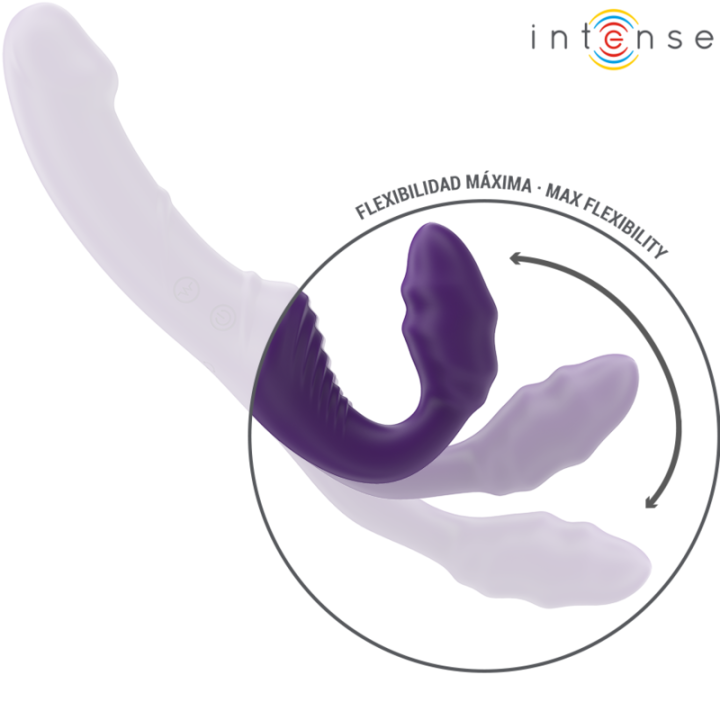 Jill Vibrador Doble 20 cm Violeta Control Remoto