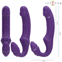 Jill Vibrador Doble 20 cm Violeta Control Remoto