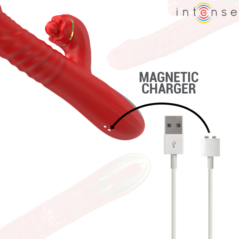 Thalia Vibración, Empuje y Estimulación Rojo