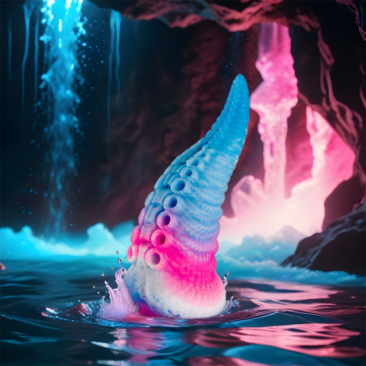 Phorcys Dildo Tentáculo Azul Tamaño Grande