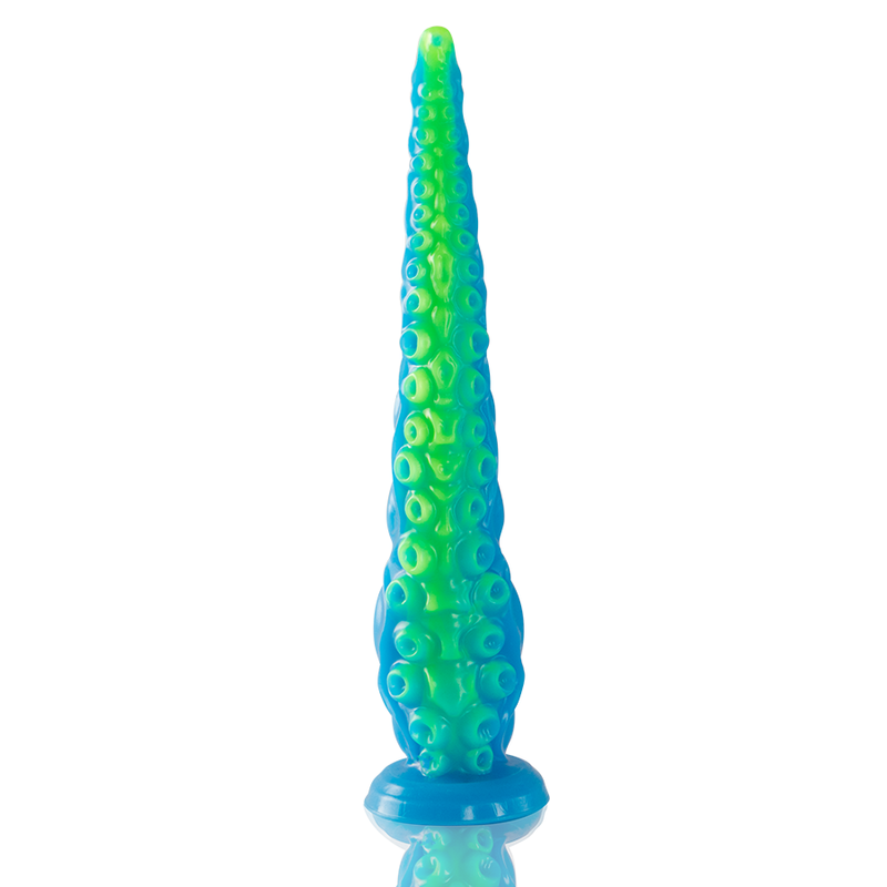 Scylla Dildo Tentáculo Fino Fluorescente Tamaño Grande