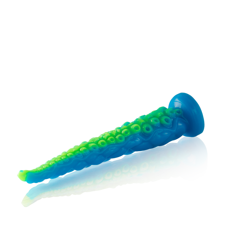 Scylla Dildo Tentáculo Fino Fluorescente Tamaño Pequeño