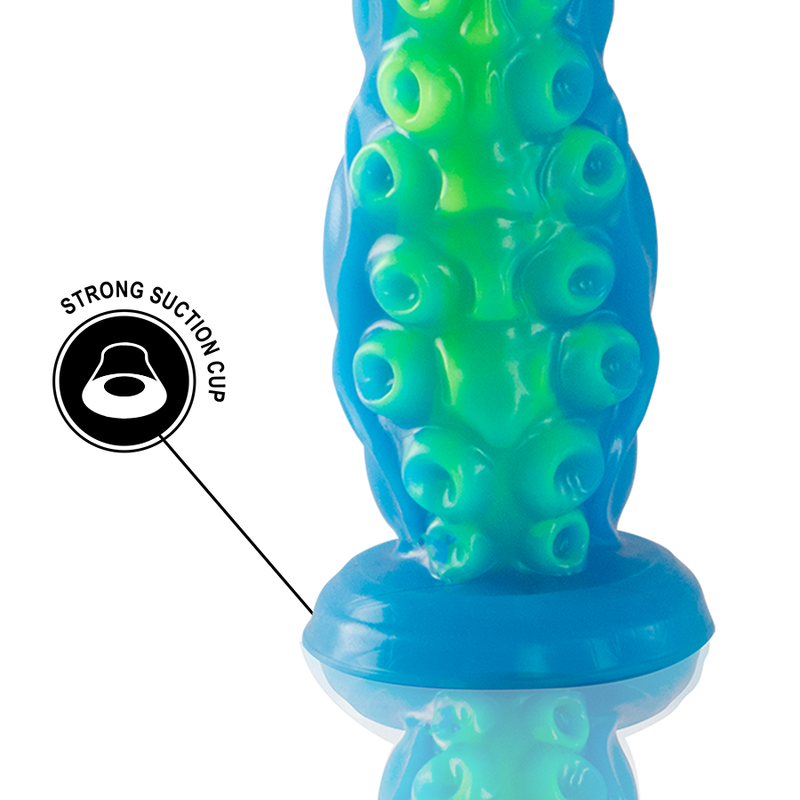 Scylla Dildo Tentáculo Fino Fluorescente Tamaño Pequeño