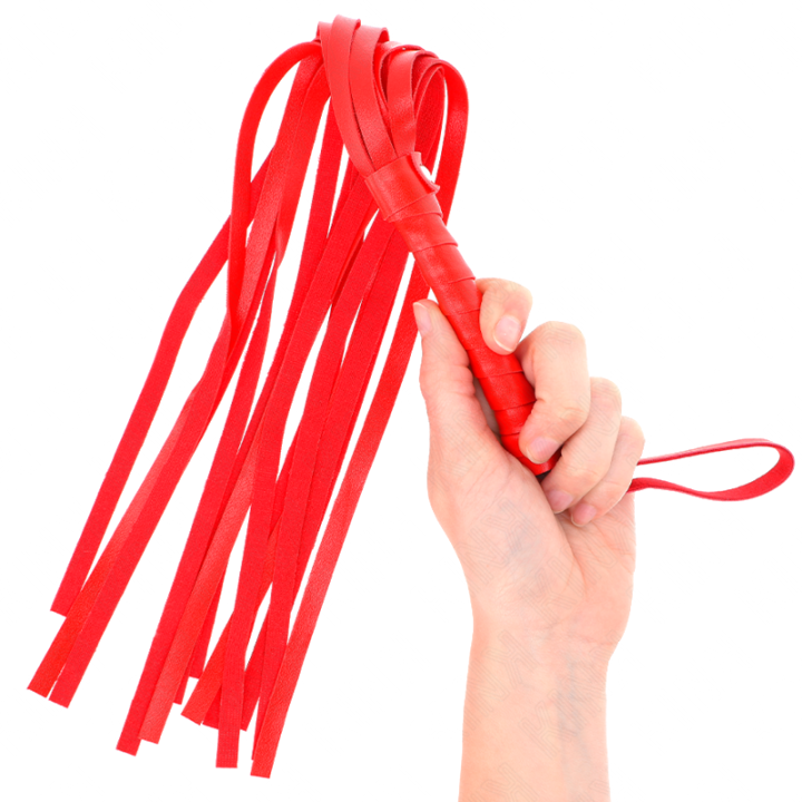 Látigo Simple Rojo 45 cm