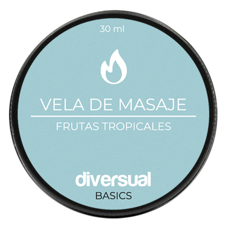 Vela de Masaje Frutas Tropicales 30 ml