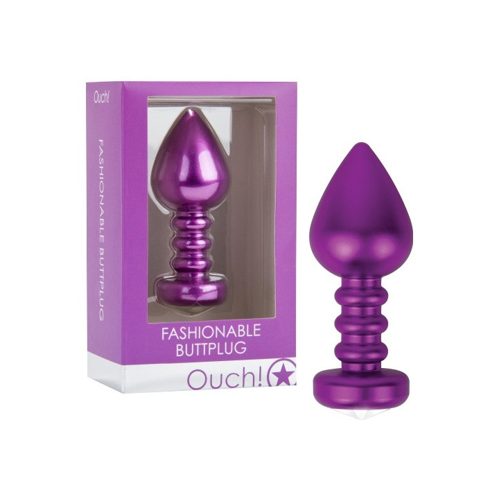 Plug Anal Fashionable Morado