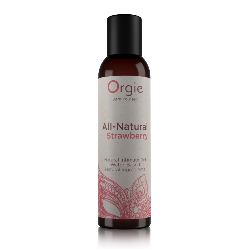 Lubricante Natural Base Agua Fresa 150 ml