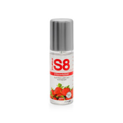 S8 Lubricante Base Agua Fresa 125 ml
