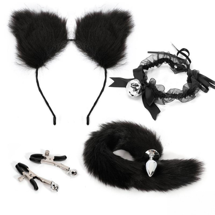 Set Cosplay BDSM de 4 piezas 