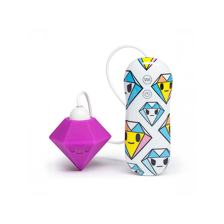 Diamond Clitoral Vibrator Morado