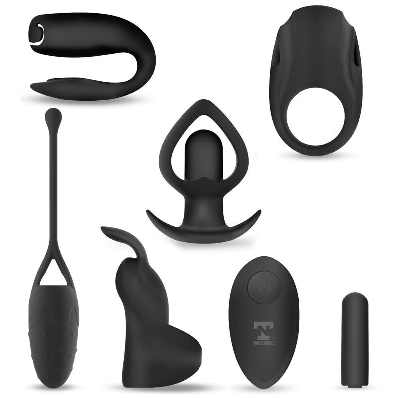 Six-In-One Kit de Bala Vibradora y 5 Accesorios