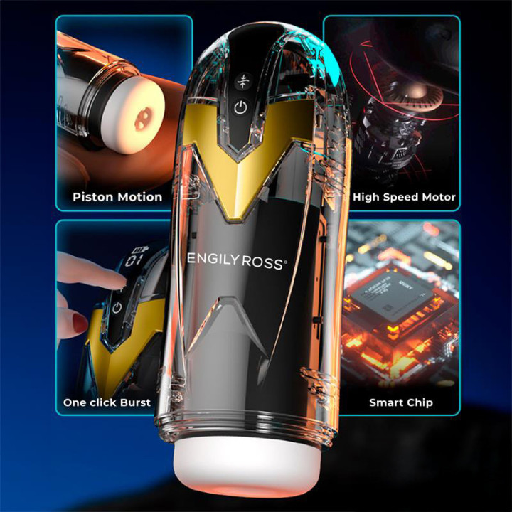 Bloster Masturbador Masculino Automático con Thrusting