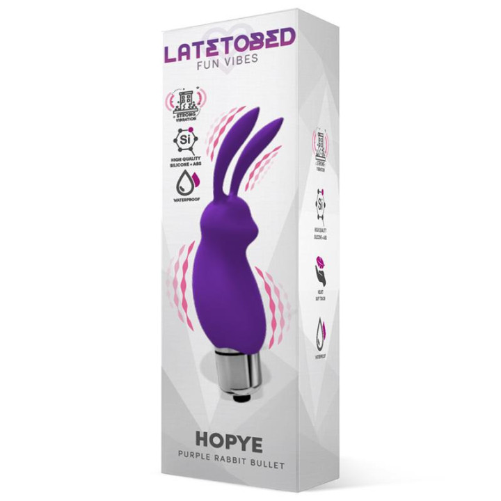 Hopye Bala Vibradora Conejito Púrpura