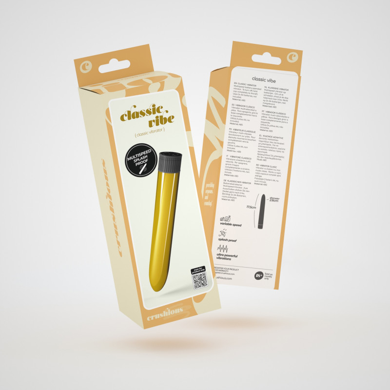 Vibrador Classic Vibe Dorado