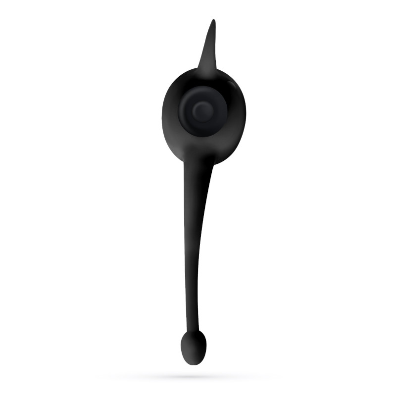 Daemon Anillo de Pene con Vibración Negro