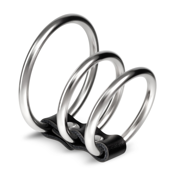 Saruman Conjunto de 3 Anillos Para el Pene de Metal
