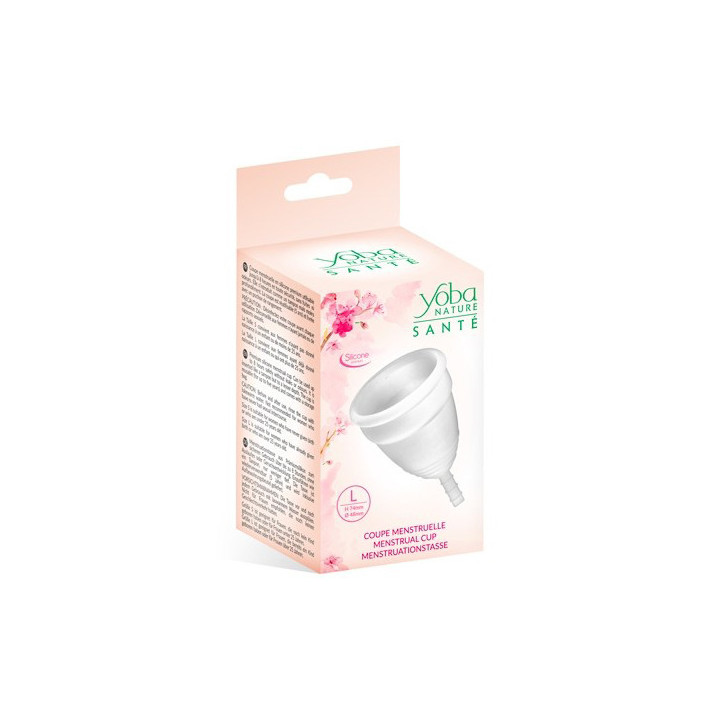 Copa Menstrual Blanca Talla L