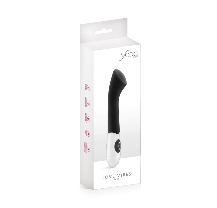 Vibrador G-Spot Zelie Negro