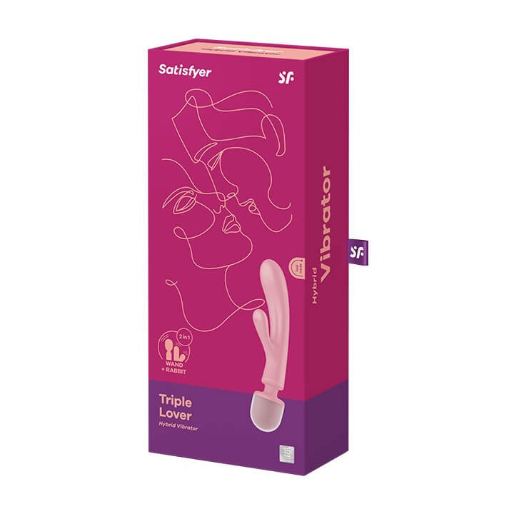 Satisfyer Triple Lover Rosa